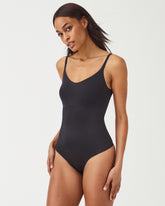 SPANXshapeâ„¢ Invisible Cami Thong Bodysuit | Very Black